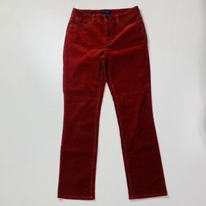 Talbots Heritage Corduroy Burnt Orange Pants. Size 2 Petite